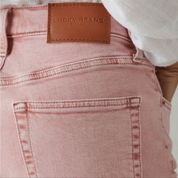 Women’s Lucky Brand 90s Loose Crop High Rise Denim Straight Leg size 6/28 - Picture 4 of 9